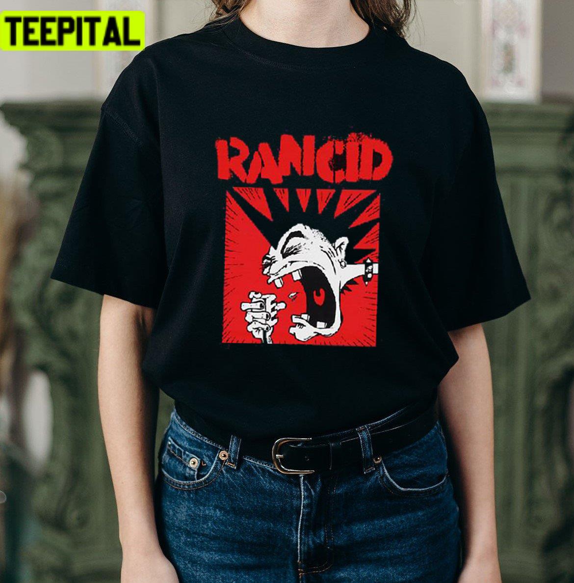 Punk Rock The Red Rancid Band Unisex T-Shirt