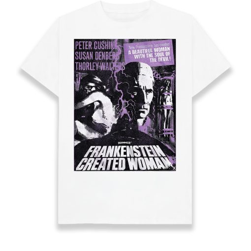 Purple Frankenstein Created Woman Hammer Films Movies Tv Shows Unisex T-Shirt