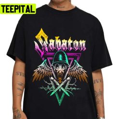 Purple Gradation Uy Tour Trending Sabaton Rock Band Unisex T-Shirt