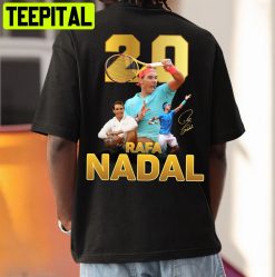 Rafa Nadal 20 Grand Slam Champion Classic Art Unisex T-Shirt