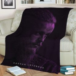 Ragnar Lothbrok Fleece Blanket Throw Blanket Gift