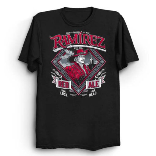 Ramírez Red Ale Highlander Beer Label Unisex T-Shirt