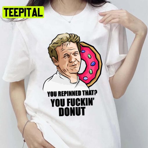 Ramsay Donut Gordon Ramsay Illustration Unisex T-Shirt