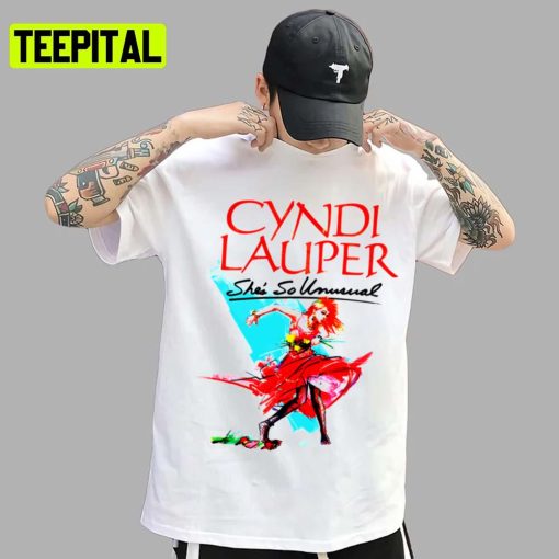 Red Dress I Love Cyndi Lauper Unisex T-Shirt