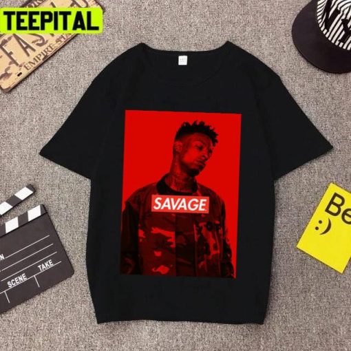 Red Hot Design 21 Savage Rap Hip Hop Unisex T-Shirt