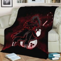 Red Shinobi Madara Best Seller Fleece Blanket Throw Blanket Gift