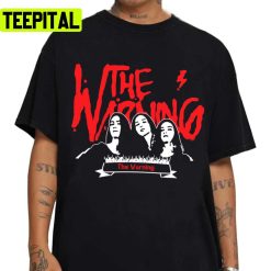 Red Text Desig The Warning Is A Mexican Rock Unisex T-Shirt