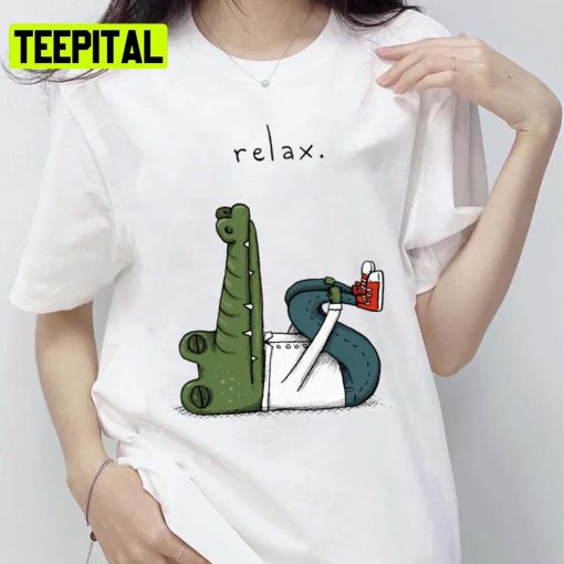 Relax Crocodile With Anxiety Unisex T-Shirt