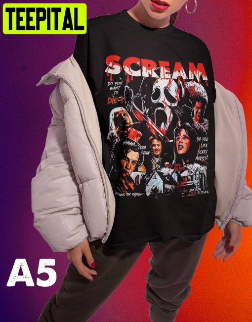 Retro 90s Scream Movie Unisex T-Shirt