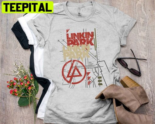 Retro Art Linkin Park Rock Band Unisex T-Shirt