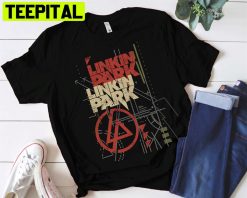 Retro Art Linkin Park Rock Band Unisex T-Shirt