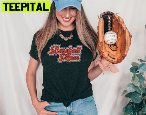 Retro Baseball Mom Unisex T-Shirt