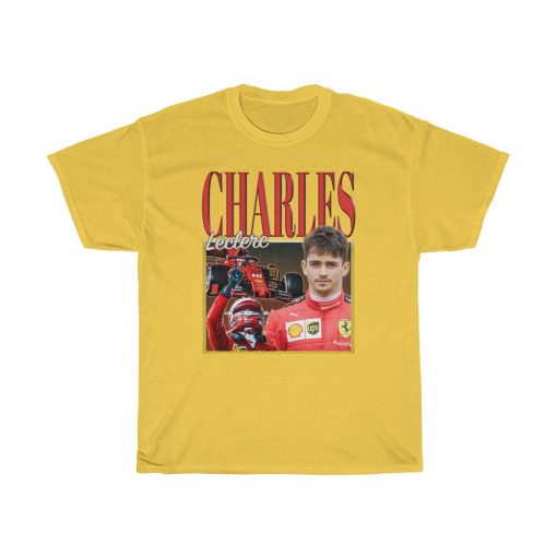 Retro Charles Leclerc Driver Racing Championship Formula Racing Unisex T-Shirt