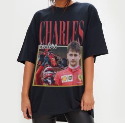 Retro Charles Leclerc Driver Racing Championship Formula Racing Unisex T-Shirt