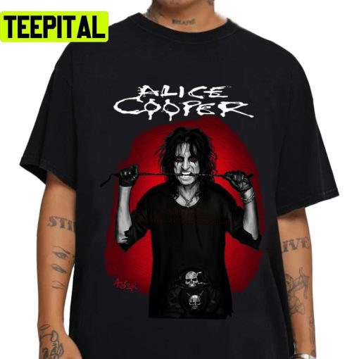 Retro Design Best Selling Alice Cooper Unisex T-Shirt