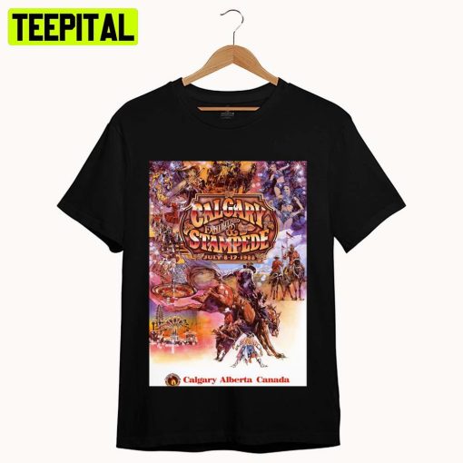 Retro Design Calgary Stampede Unisex T-Shirt