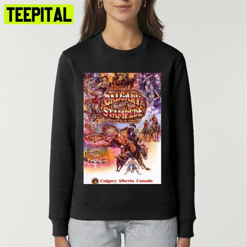 Retro Design Calgary Stampede Unisex T-Shirt