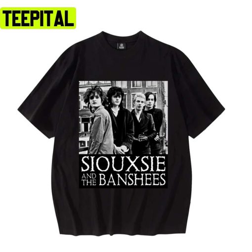 Retro Illustration The Siouxsie Sioux And The Banshees Unisex T-Shirt