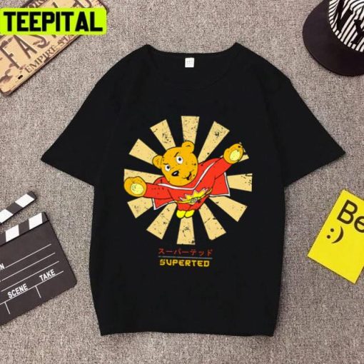 Retro Japanese Design Superted Unisex T-Shirt