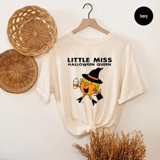 Retro Little Miss Halloween Queen Unisex T-Shirt