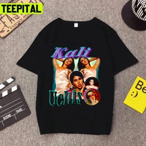 Retro Portrait Of Kali Uchis Design Unsex T-Shirt