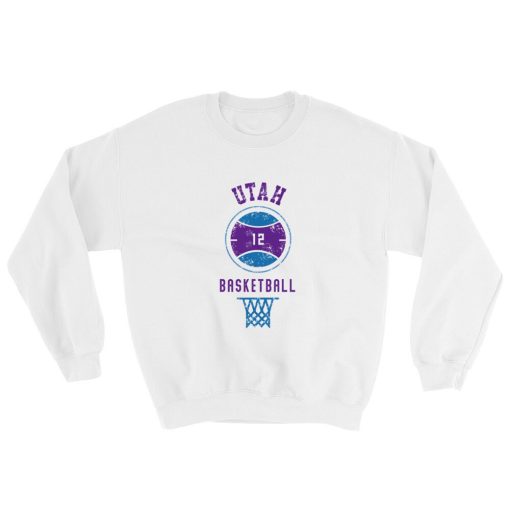 Retro Utah Basketball Unisex Sweatshirt