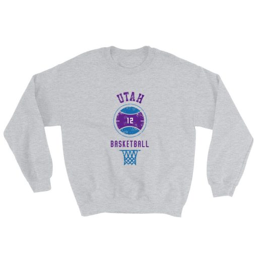 Retro Utah Basketball Unisex Sweatshirt