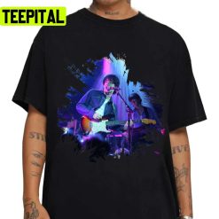 Retro Wave Rock Band Cool Inhaler Band Unisex T-Shirt