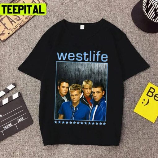 Retro Westlife Boy Band Design Unisex T-Shirt