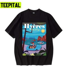 Riding A Car Hyeres France Unisex T-Shirt