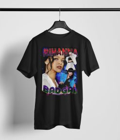 Rihanna Singer Hiphop Inspired 90s Bootleg Rap Old School 39 Unisex T-Shirt