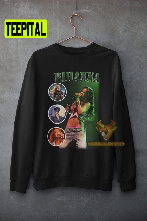 Rihanna Vintage Retro 80’s 90’s Unisex Sweatshirt