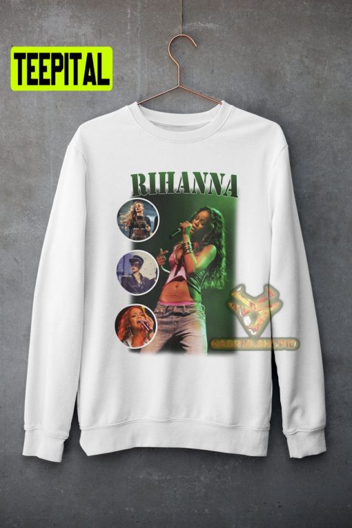 Rihanna Vintage Retro 80’s 90’s Unisex Sweatshirt