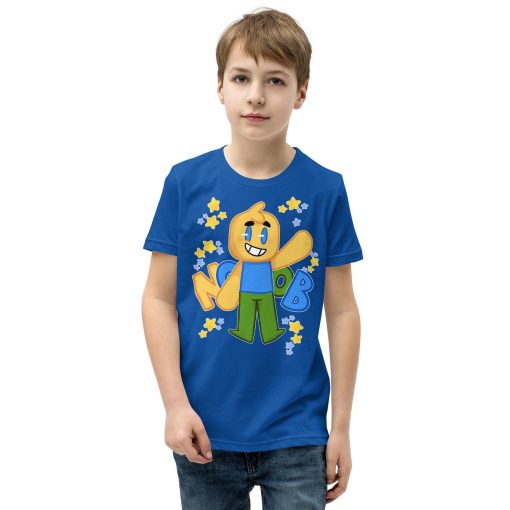 Roblox Noob Kids Gaming New Gamer Newb Internet Slang Nub Youth Unisex T-Shirt