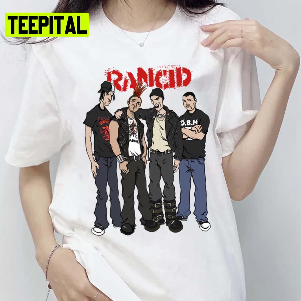 Rodokkangelan Rancid Band Unisex T-Shirt