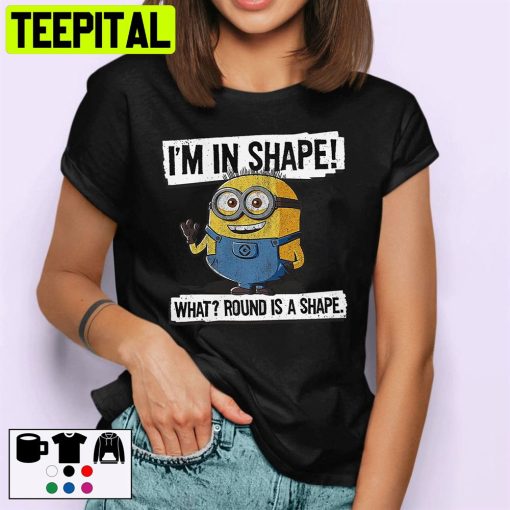 Round Is A Shape Bob Retro Minions Unisex T-Shirt