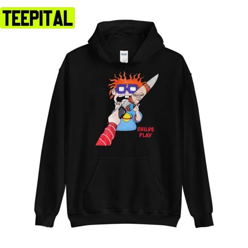 Rugrats Meets Child’s Play Chuckie Or Chucky Horror Chuckie Finster Design For Halloween Unisex T-Shirt