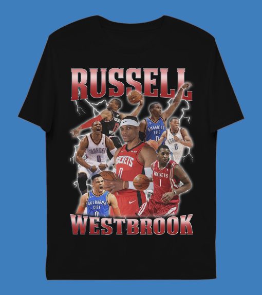 Russell Westbrook Basketball Player Nba Washington Wizards Classic Retro 90s Graphic Unisex T-Shirt