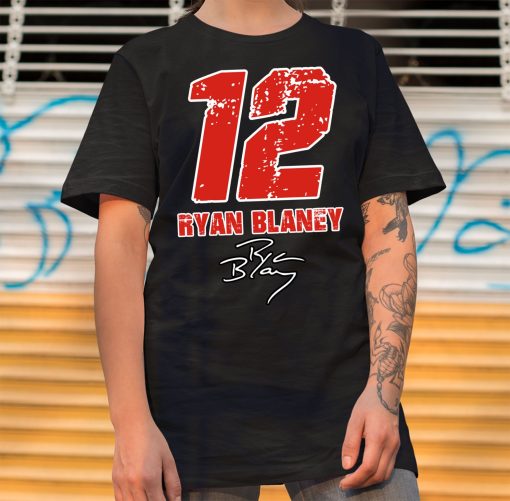 Ryan Blaney 12 Team Penske Motosport Nascar Racing Formula 1 F1 Shirt