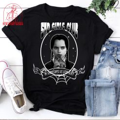 Sad Girls Club On Wednesdays We Wear Black The Addams Family Halloween Unisex T-Shirt