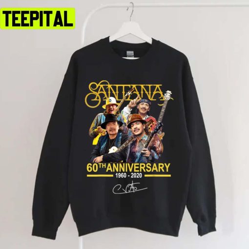 Santana 60th Thank You For The Memories Santana 60th Anniversary Unisex T-Shirt