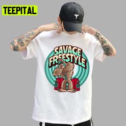 Savage Freestyle Funny Green Colour 21 Savage Rap Hip Hop Unisex T-Shirt