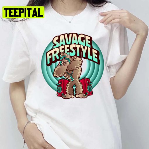 Savage Freestyle Funny Green Colour 21 Savage Rap Hip Hop Unisex T-Shirt