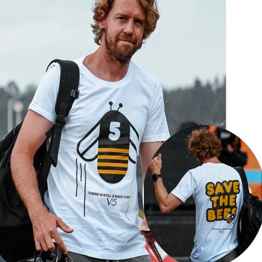 Save The Bee There Is Still A Race To Win Austrian 2022 Nascar Racing Formula 1 F1 Sebastian Vettel Shirt