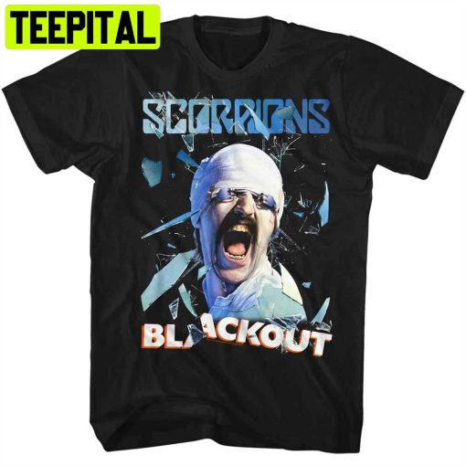 Scorpions Blackout Black Art Band Unisex T-Shirt