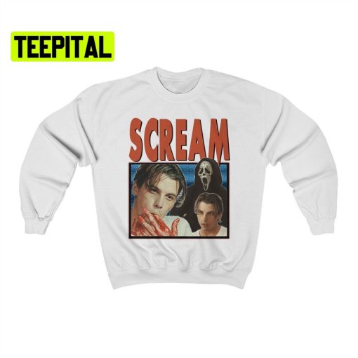 Scream Homage Movie Retro Vintage Art Unisex Sweatshirt