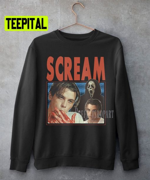 Scream Homage Movie Retro Vintage Art Unisex Sweatshirt