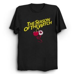 Season Of The Witch Occult Horror Vintage Distressed Cherry Flavour Witch Unisex T-Shirt