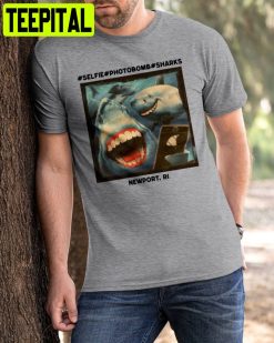 Selfie Photobomb Sharks Newport Unisex T-Shirt