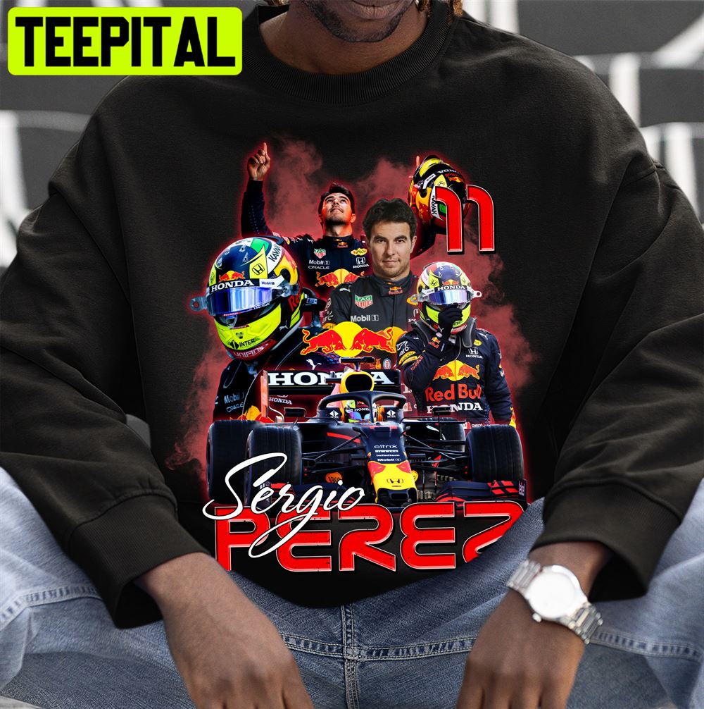 Sergio Perez 11 Checo Red Bull Racing Unisex T-Shirt – Teepital – Everyday  New Aesthetic Designs